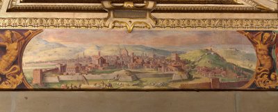 Widok Florencji, 1557-1558 autorstwa Giorgio Vasari