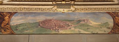 Widok Lucignano, 1557-1558 autorstwa Giorgio Vasari