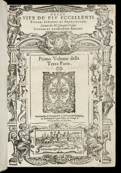 Vite de piv excellent, Giorgio Vasari 1568 (druk) autorstwa Giorgio Vasari