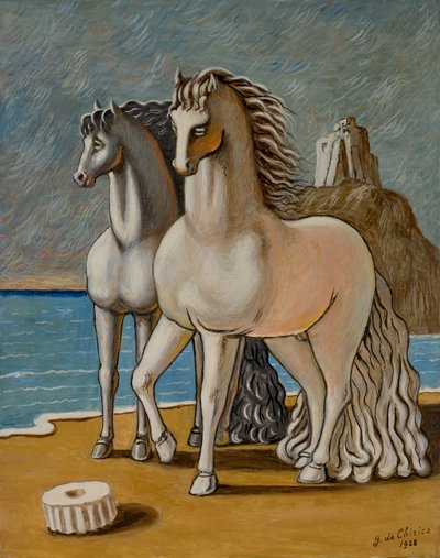 Starożytne konie autorstwa Giorgio de Chirico