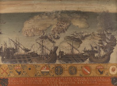 Zwycięstwo morskie Koroni na Peloponezie autorstwa Giorgio di (1500 1559) Giovanni