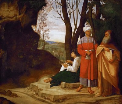 Trzech filozofów autorstwa Giorgione