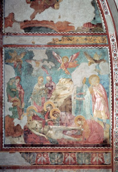 Opłakiwanie Chrystusa, ok. 1290-99 (fresk) autorstwa Giotto (c.1266-1337)
