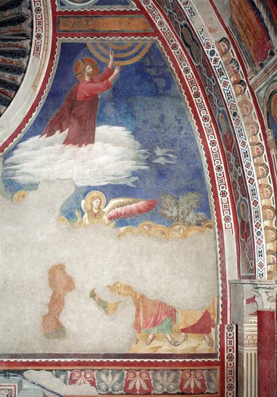 Historia Nowego Testamentu: Wniebowstąpienie Chrystusa - Fresco autorstwa Giotto (c.1266 1337)