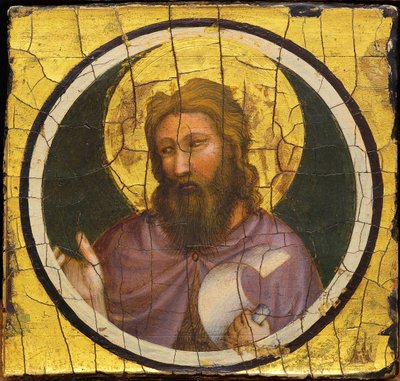Święty Jan Chrzciciel – Giotto di Bondone (1266-1377). Tempera na panelu, ok. 1320, Ente Cassa di Risparmio, Florencja autorstwa Giotto (c.1266 1337)