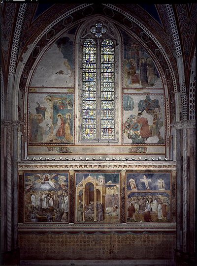 Sceny z życia Chrystusa i cykl św. Franciszka autorstwa Giotto (c.1266 1337)