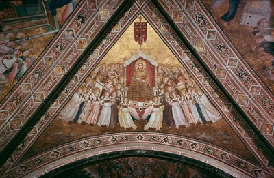 Triumf św. Franciszka z Asyżu (Fresco autorstwa Giotto (c.1266 1337)