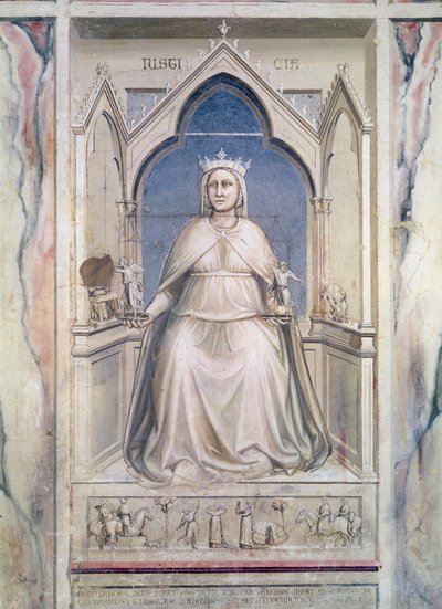 Alegoria sprawiedliwości, ok. 1305 (fresk) autorstwa Giotto di Bondone