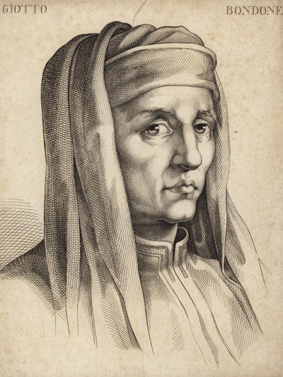Giotto di Bondone, włoski malarz i architekt autorstwa Giotto di Bondone