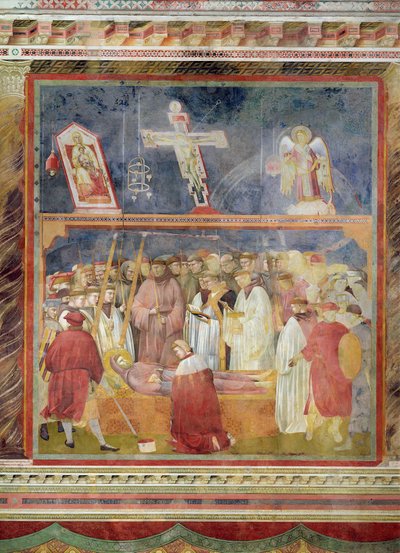 Św. Hieronim sprawdzający stygmaty na ciele św. Franciszka, 1296-97 autorstwa Giotto di Bondone