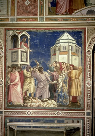 Masakra niewiniątek, ok. 1305 r. autorstwa Giotto di Bondone