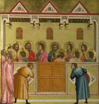 Zesłania Ducha Świętego, ok. 1315 autorstwa Giotto di Bondone