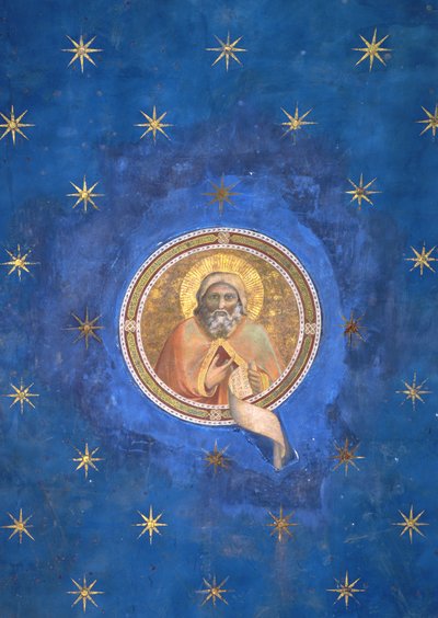 Baruch, ze sklepienia stropu, ok.1305 autorstwa Giotto di Bondone
