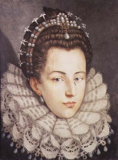 Katarzyna Austriacka, księżna Sabaudii, żona Carlo Emanuele I (r.1580-1630) autorstwa Giovanna Garzoni