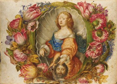 Portret wielkiej księżnej Vittoria della Rovere jako Judith autorstwa Giovanna Garzoni