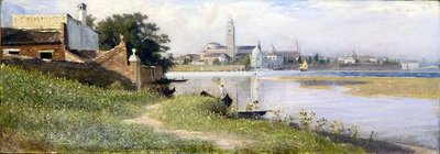 Wenecja (olej na płótnie) autorstwa Giovanni Costa