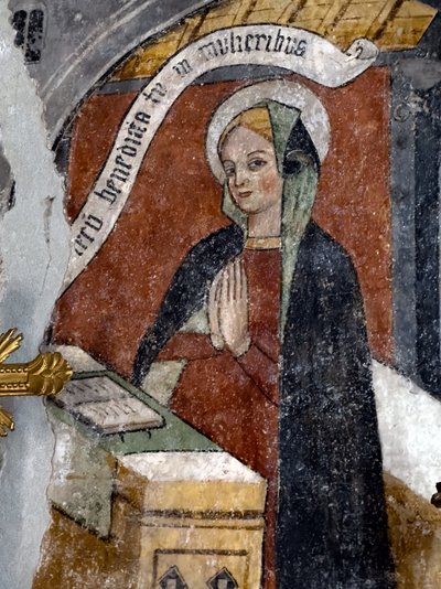 Freski w kaplicy Annonciade, około 1470 r. (fresk) autorstwa Giovanni (attr. to) Baleison