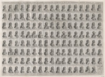 Lustro rzymskiej świetności: Portrety cesarzy od Juliusza Cezara do Rudolfa II..., 1582. autorstwa Giovanni Ambrogio Brambilla