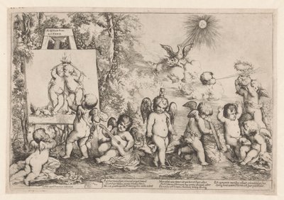 Alegoria z putti autorstwa Giovanni Andrea Podesta
