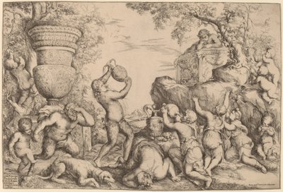 bachchanal autorstwa Giovanni Andrea Podesta