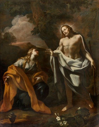 Kaplica Sakramentu SS, pierwsze przęsło strona północna, Noli me tangere, Giovanni Angelo Borroni, Objawienie Chrystusa Magdalenie autorstwa Giovanni Angelo Borroni