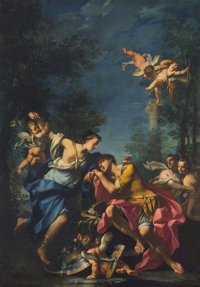 Rinaldo i Armidę. autorstwa Giovanni Angelo Borroni
