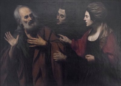 Zaprzeczenie św. Piotra autorstwa Giovanni Antonio Galli