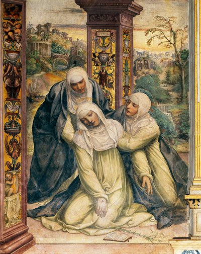 Ekstaza św. Katarzyny ze Sieny (fragment) autorstwa Giovanni Antonio Bazzi Sodoma