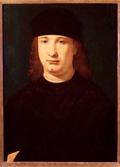 Portret włoskiego poety Girolamo Casio (olej na drewnie, ok. 1500-1520) autorstwa Giovanni Antonio Boltraffio