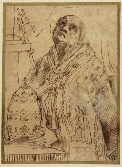 Święty papieski autorstwa Giovanni Antonio Burrini