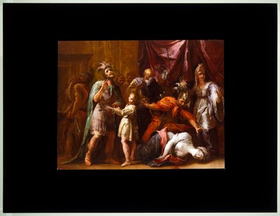 Śmierć Lukrecji (płótno) autorstwa Giovanni Antonio Burrini or Burino