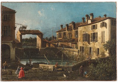 Dolo, na Brenta autorstwa Giovanni Antonio Canal