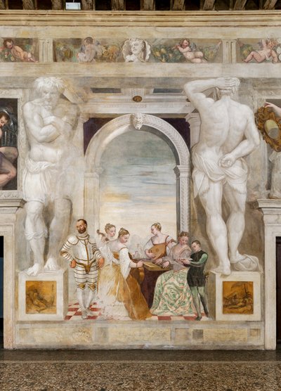 Koncert, Sala Główna, ok. 1570 (fresk) autorstwa Giovanni Antonio Fasolo