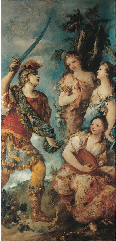 Rinaldo i nimfy autorstwa Giovanni Antonio Guardi