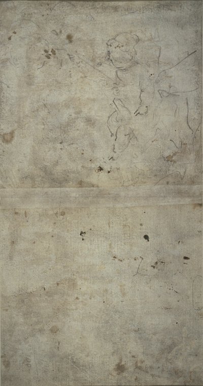 Szkic Józefa trzymającego Dzieciątko Jezus autorstwa Giovanni Antonio Guardi