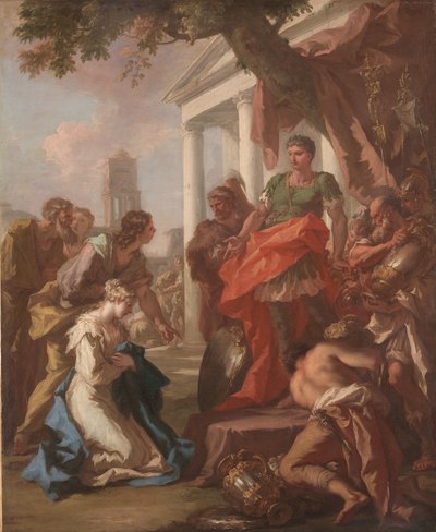 Kontynencja Scypiona, ok. 1710 autorstwa Giovanni Antonio Pellegrini
