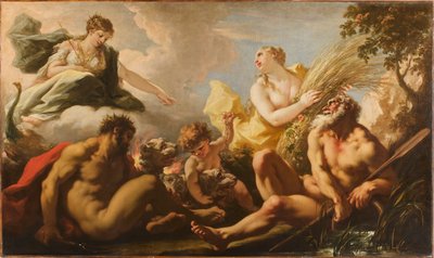 Cztery elementy piwowarstwa, 1717. autorstwa Giovanni Antonio Pellegrini