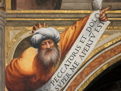 Nawa centralna, Plume Third Span South, IL Pordenone 1520, Popiersie z Prorokiem autorstwa Giovanni Antonio Pordenone