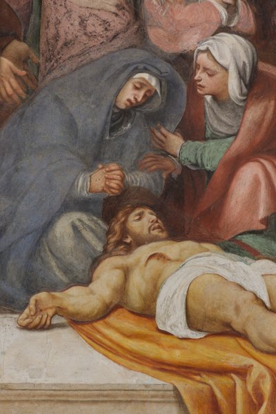 Counterfaccata, IL Pordenone, osadzanie 1522, detal autorstwa Giovanni Antonio Pordenone