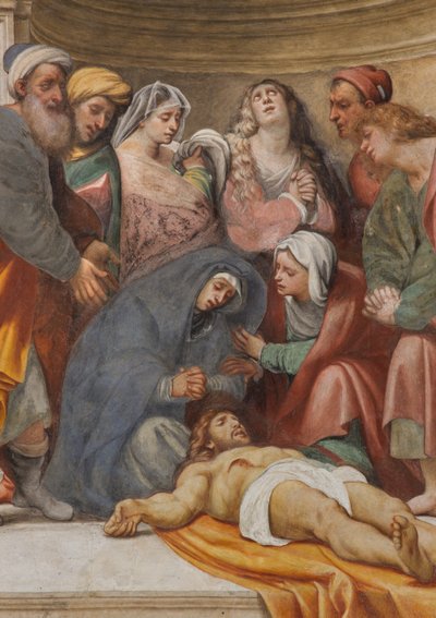 Counterfaccata, IL Pordenone, osadzanie 1522, detal autorstwa Giovanni Antonio Pordenone