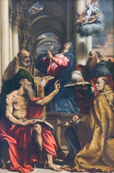 Spór o Niepokalane Poczęcie autorstwa Giovanni Antonio Pordenone