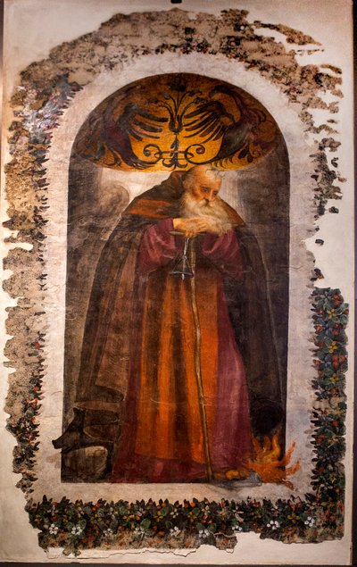 Św. Antonio (olej na płótnie) autorstwa Giovanni Antonio Pordenone