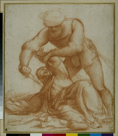 Studium męczeństwa św. Piotra Męczennika autorstwa Giovanni Antonio Pordenone