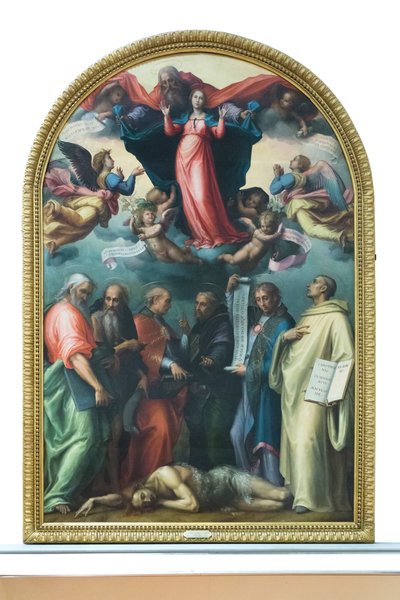 Spór o niepokalane poczęcie autorstwa Giovanni Antonio Sogliani