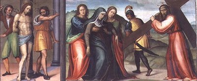Христийн туг ба Калвариполид хүрэх зам autorstwa Giovanni Antonio Sogliani
