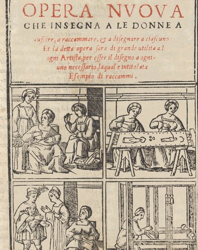 Przykład recammi, 1530. autorstwa Giovanni Antonio Tagliente