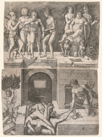 Alegoria Upadku Ignorancji Ludzkości autorstwa Giovanni Antonio da Brescia