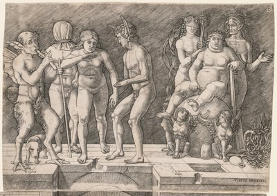 Alegoria Upadku Ignorancji Ludzkości: Virtus Combusta, c. 1500-1505. autorstwa Giovanni Antonio da Brescia
