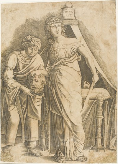 Judyta z głową Holofernesa autorstwa Giovanni Antonio da Brescia