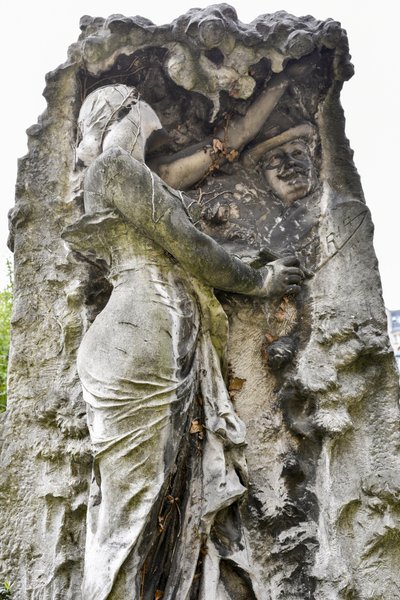 Cmentarz Saint Vincent / Rue Lucien Gaulard / Paryż XVIII / Ile de France / Francja autorstwa Phillipe de Marlier